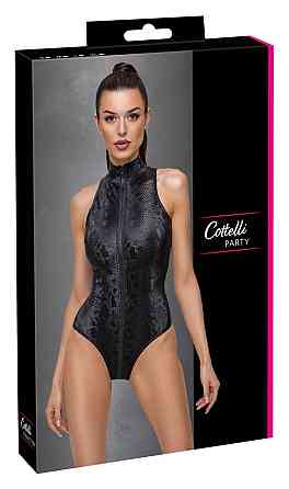 Спокусливе боді Cottelli Collection Body Snake black 2643111 - XL Sex Aura Київ