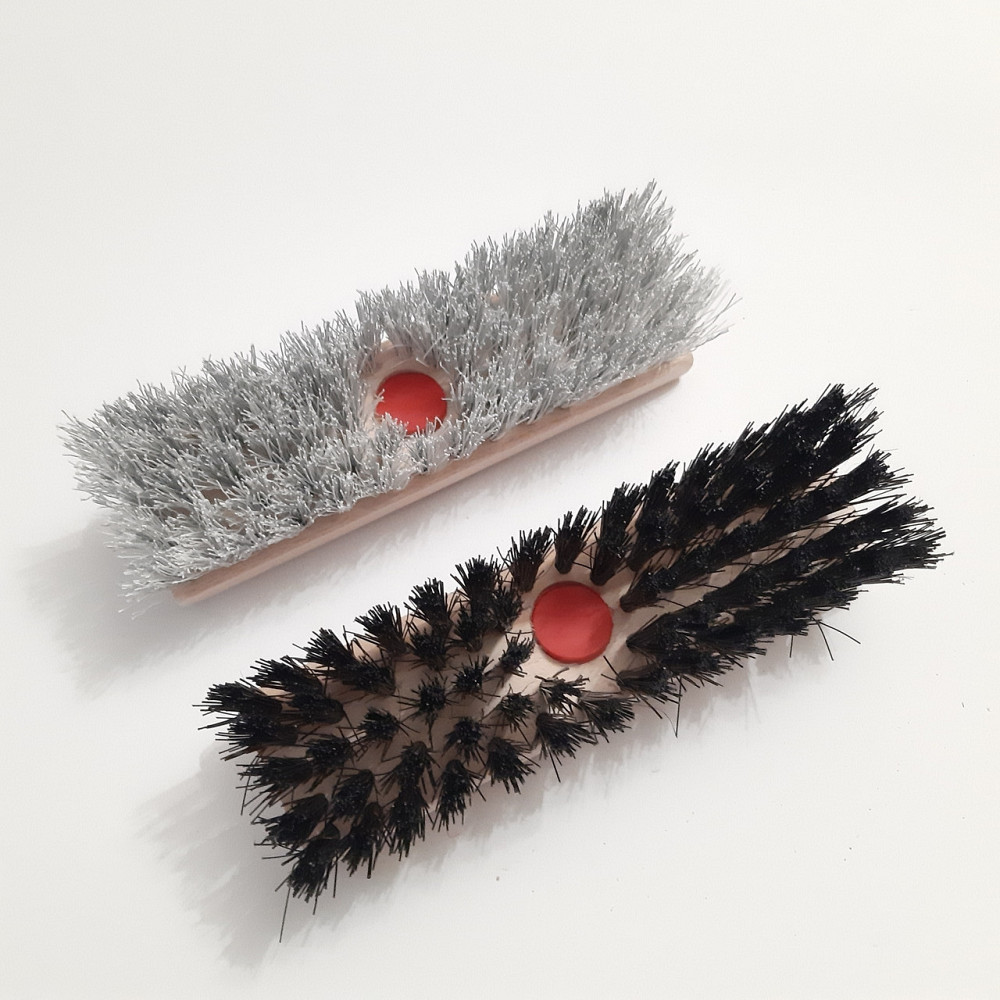 Щетка ковровая малая 25 см, основание дерево (без ручки, с резьбой) Харьков - изображение 2