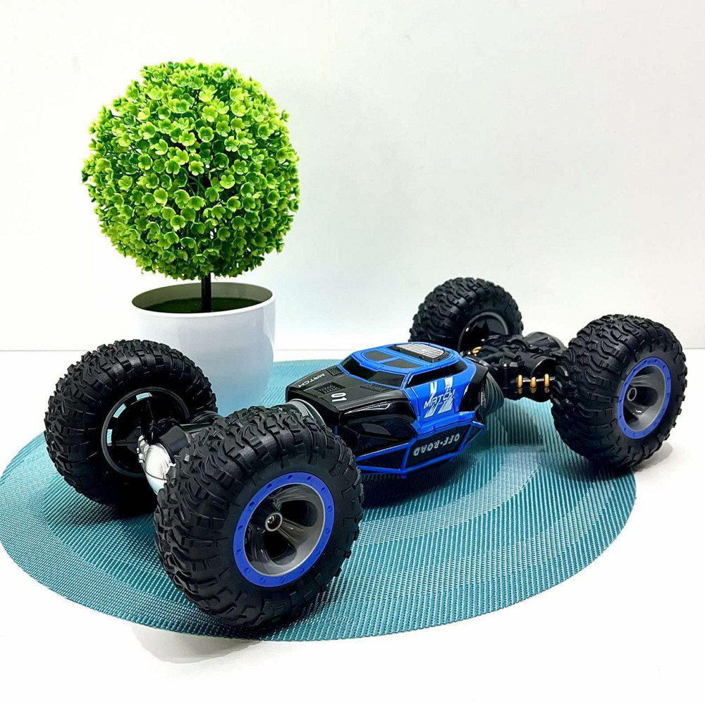 Машина трюкова Limo Toy перевертень всюдихід на радіокеруванні гумові колеса Синій (M 5507) Чернігів - фото 1