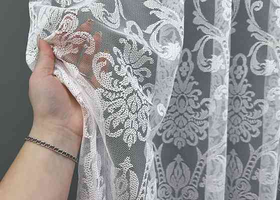 Тюль жакард колір білий 1983т Київ