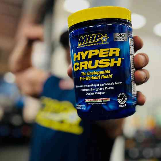 Передтренувальний комплекс MHP Hyper Crush Pre-Workout 453 г, Blue Ice Луцьк