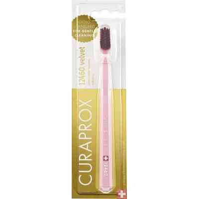 Зубная щетка Curaprox 12460 Velvet Ультрамягкая Розовая с пурпурным (CS 12460-30) Винница