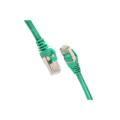 Патч-корд 1м S/FTP Cat 6 CU PVC 26AWG 7/0.16 green 2E (2E-PC6SFTPCOP-100GRN) Винница - изображение 1