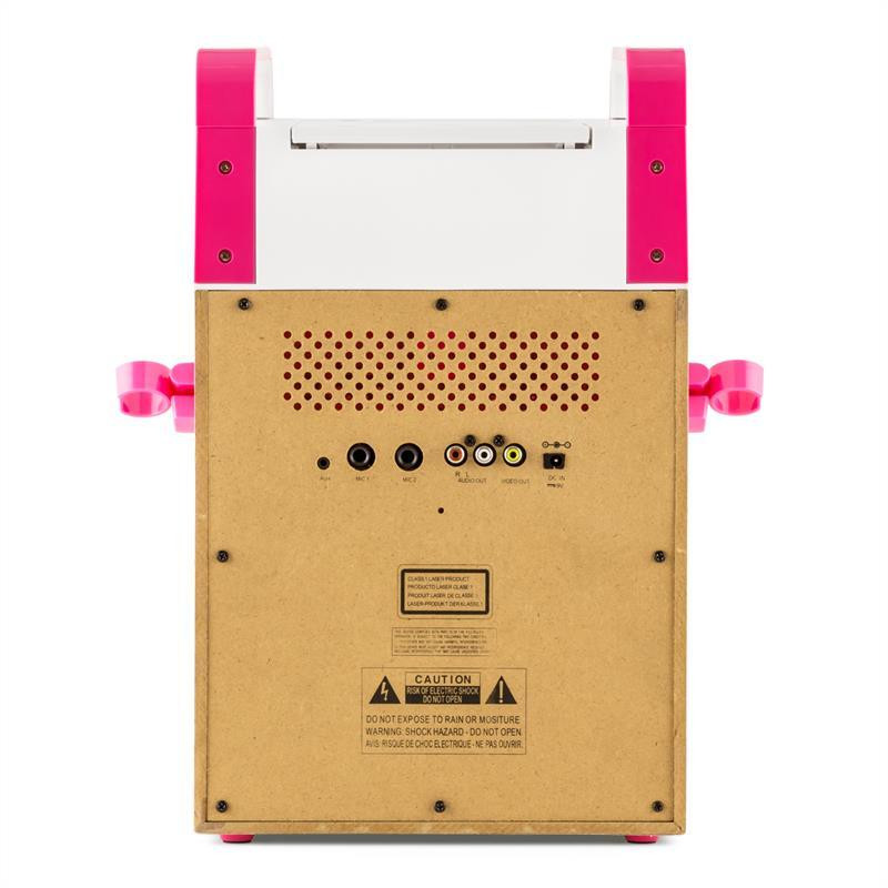 KA8P-V2 PK караоке-система CD-проигрыватель AUX 2 микрофона розовый\черный (Германия, читать описание) Ровно - изображение 7