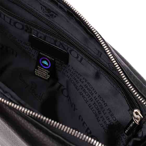 Мужская сумка для планшета из мягкой натуральной кожи Tony Perotti 20846_1 (9594-28) nero Черный Киев