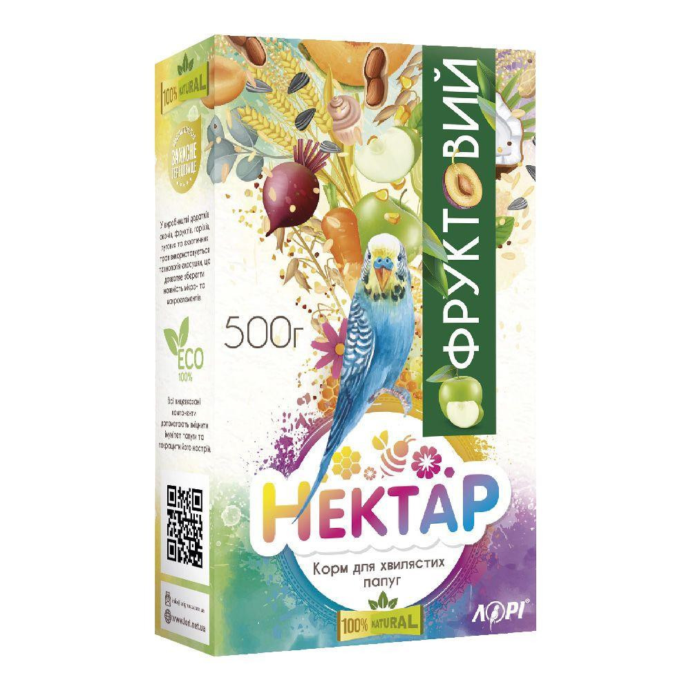 Фруктовый корм Нектар для волнистых попугаев 500 г, Лори Винница - изображение 1
