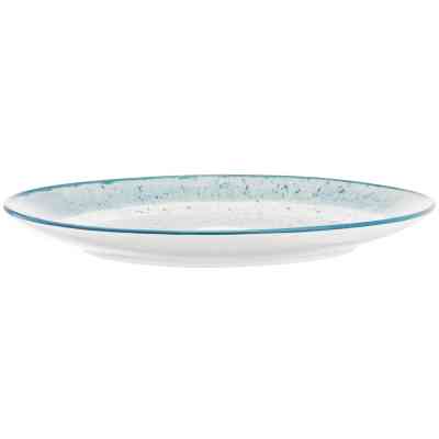 Тарілка Ardesto Siena, 27см, порцеляна, біло-блакитний (AR2927SWB) Вінниця