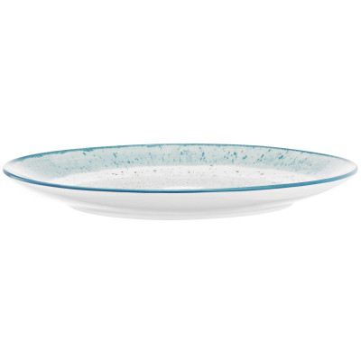 Тарілка Ardesto Siena, 27см, порцеляна, біло-блакитний (AR2927SWB) Вінниця - фото 6