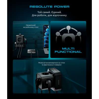 Зарядное устройство Armorstandart ARP-544 Resolute Power USB-C 100W GaN 2m Black (ARM73177) Винница - изображение 10