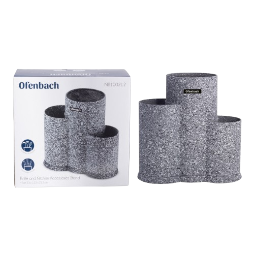 Підставка для ножів та кухонного приладдя 23*12,3*22,2см потрійна 100212 Ofenbach Житомир - фото 11