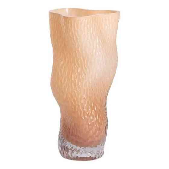 Декоративна ваза для квітів бежевого кольору 1.6 л Київ