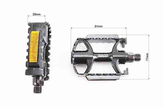Педалі MTB 9/16" (104x77x32mm) алюмінієві, чорні WP895 Київ