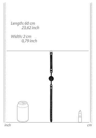 Кляп Silicone Ball Gag - with Adjustable Bonded Leather Straps Sex Aura Київ