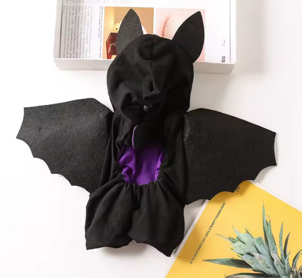 Косплей для собак і котів Кажан S на Хелловін чорний Київ - фото 7