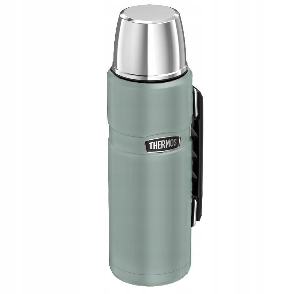 Термос 1.2 літра з ручкою для напоїв Thermos "Stainless King" Green (170025) Нержавіюча сталь Нововолинськ - фото 3