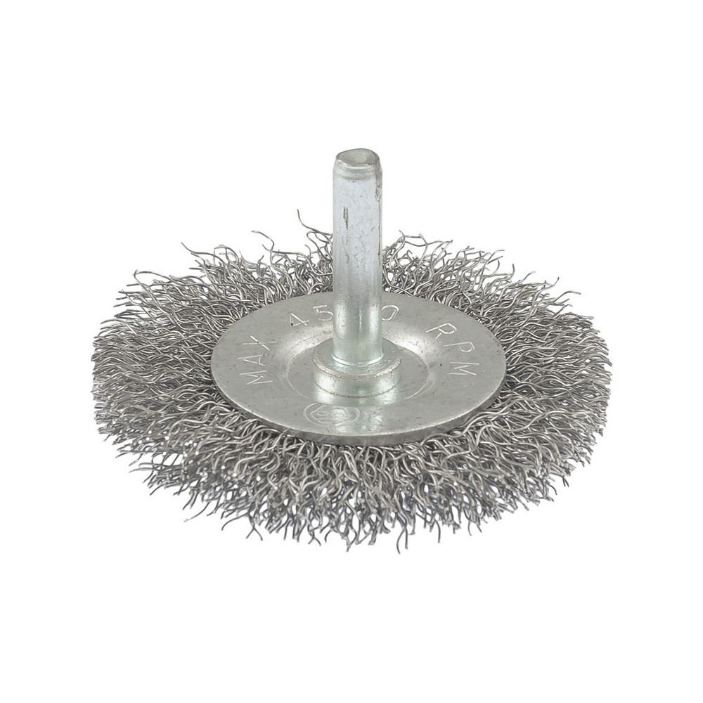 Щітка дискова MASTERTOOL з рифленого дроту Ø 60 мм зі стрижнем ¼" 19-9806 Коломыя - изображение 5