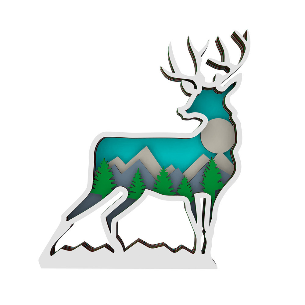 Набір для творчості розмальовка EKOSTAR 3D-картина Олень Київ - фото 1