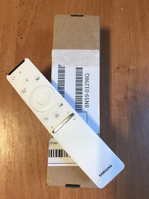 Пульт Samsung белый оригинальный смарт голосовой BN59-01298Q для телевизора Самсунг универсальный блютуз Каменское - изображение 1
