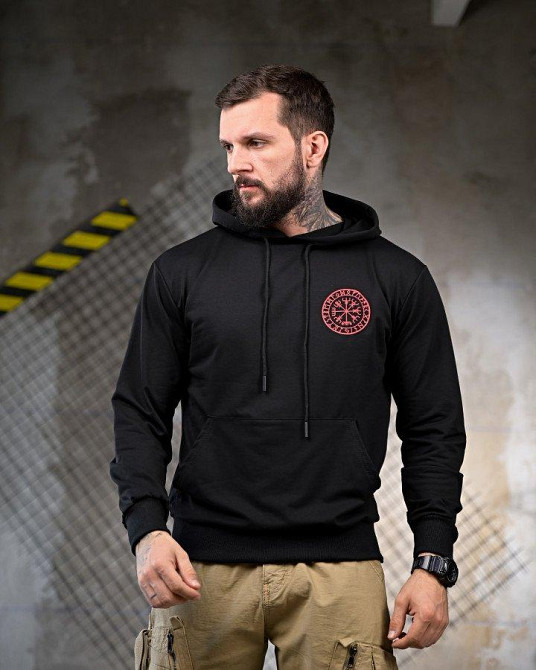 Милитари Худи Смерть Зачекає black ПП7777 Одесса - изображение 2