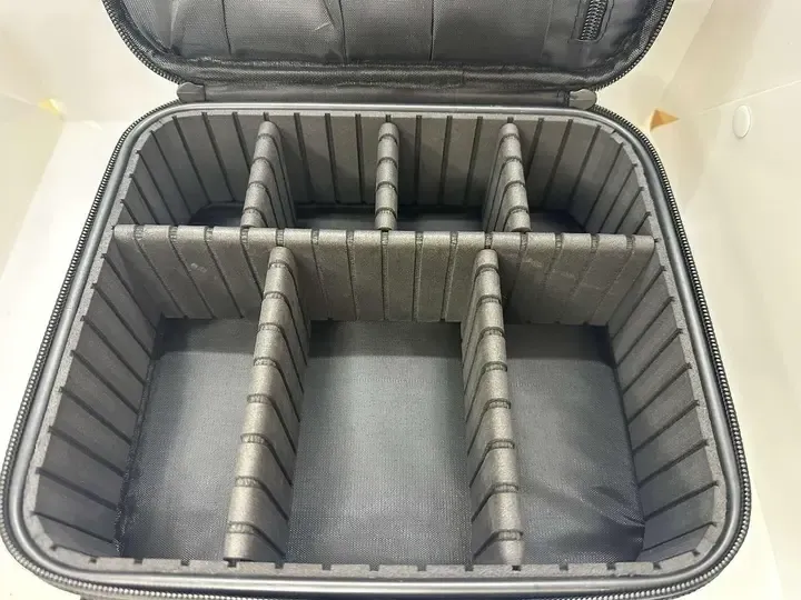 Розовая Органайзер бокс с зеркалом бьюти кейс косметичка чемоданчик сумка для хранения косметики и принадлежностей 26х23х10 см Коломия - фото 4