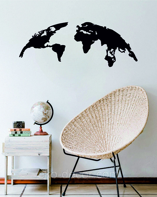 Декоративное настенное Панно «Земля», Декор на стену 110*41 см, Черный Киев - изображение 8