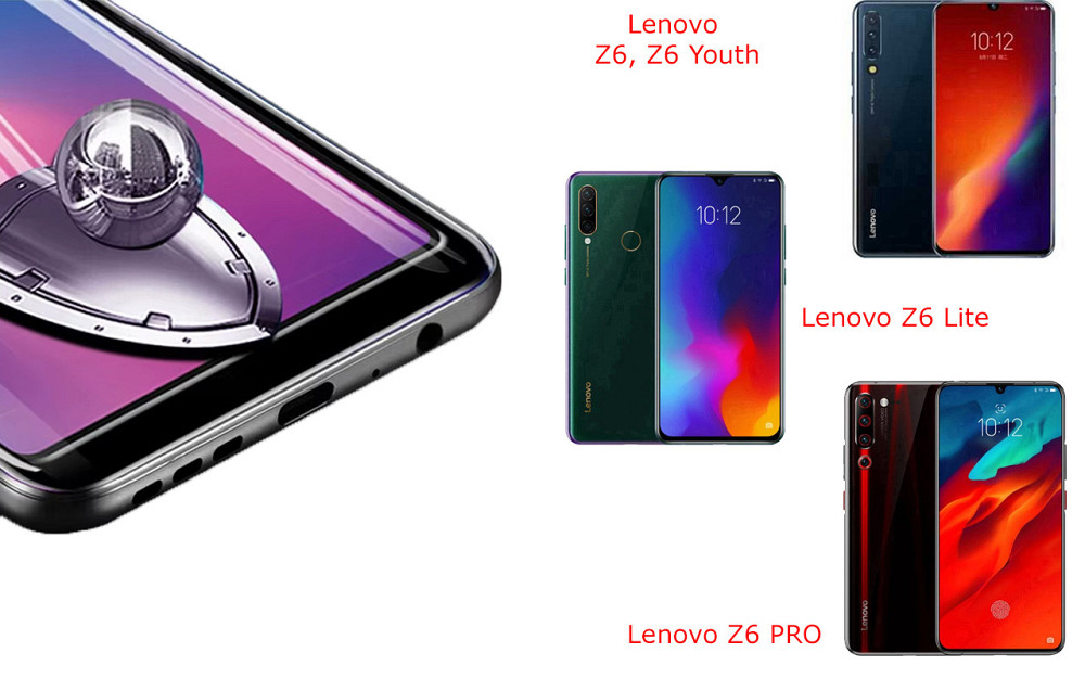 Захисне скло DefenzoGlass для Lenovo Z6, Z6 Lite, Z6 PRO, Z6 Youth – подвійна міцність Київ - фото 2