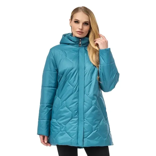 Жіноча довга весняна курточка великих розмірів. Весна-осінь.  54-70р. Київ - фото 1