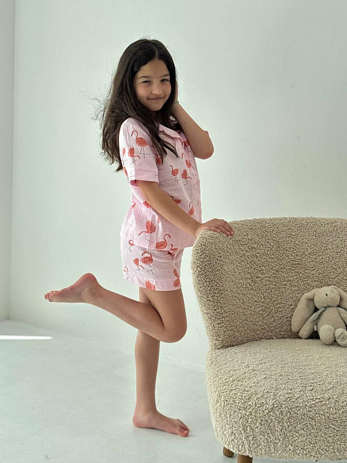 Муслінова піжама дитяча Фламінго 122-128 Харків - фото 4