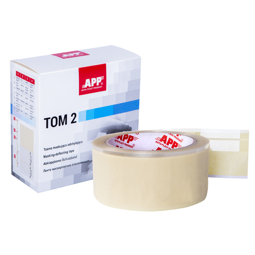 Стрічка маскувально притримуюча APP TOM2 (загини 9 та 11мм) 50мм х 10м жовта, 070305 Винница - изображение 1