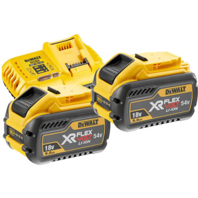 Набор аккумулятор + зарядное устройство DeWALT ЗУ 18V, 54V, исходный ток 8А, 2x9Ah(54V) (DCB118X2) Винница - изображение 3