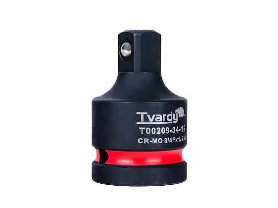 Перехідник ударний головки "Tvardy" з хром-молібденової сталі [Cr-Mo] 3/4" Внутрішній на 1/2" Зовнішній Стрый