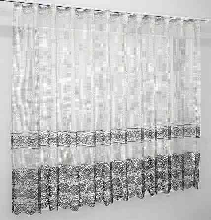 Тюль сітка, висотою 1,5м "Juli" колір сірий 1232т Київ