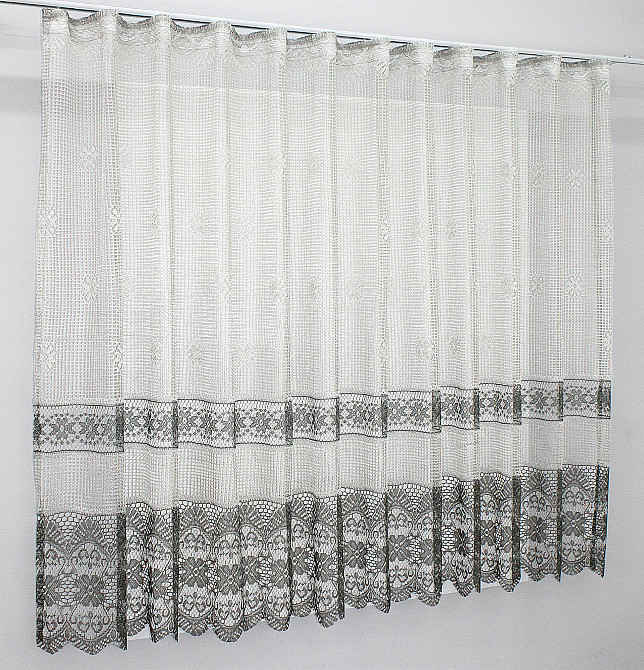 Тюль сітка, висотою 1,5м "Juli" колір сірий 1232т Київ - фото 4