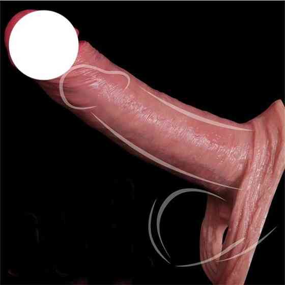 Насадка для увеличения на пенис и мошонку 19 см Винница