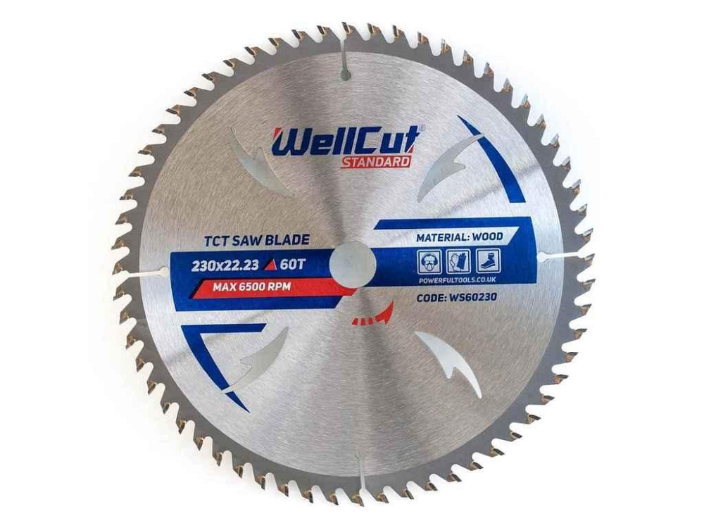 Диск пильний 230мм 22,23мм 60Т ТМ WellCut Київ - фото 1