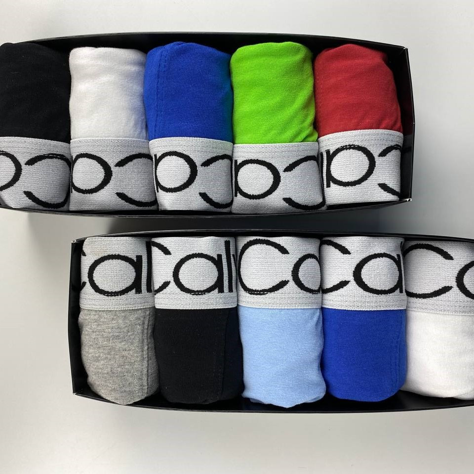 Набір чоловічих трусів боксери Calvin Klein розмір М 5 шт в наборі Київ - фото 3