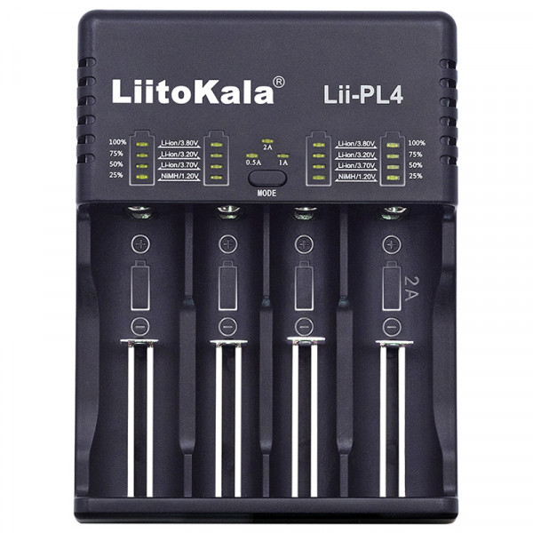 Зарядний пристрій LiitoKala Lii-PL4, 4x(LiOn/LiFePO4/NiMH/NiCd) (Lii-PL4) Киев - изображение 1