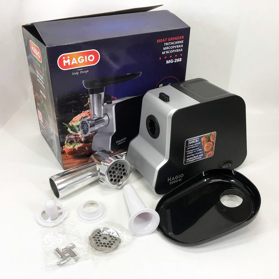 Побутова електром'ясорубка для м'яса з насадками, М'ясорубки для ресторанів 'ясорубка металева FC-78 Івано-Франківськ - фото 8