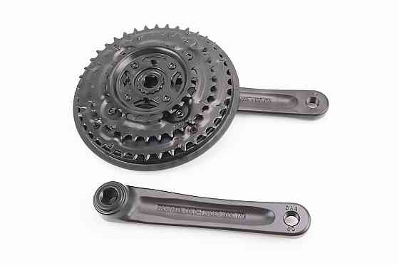 Шатуни "квадрат" 170мм, 42.34.24T MTB, алюмінієві, чорні MA-AC49 Київ