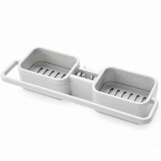 Подвесной держатель для губок и мыла с креплением за смеситель на кухню и душ Винница