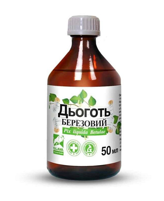 Деготь березовый 50 мл O.L.KAR. Винница - изображение 1