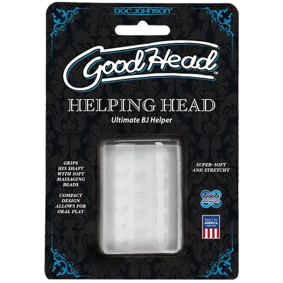 Мастурбатор Doc Johnson GoodHead - Helping Head ULTRASKYN, супер помічниця для мінету Львів