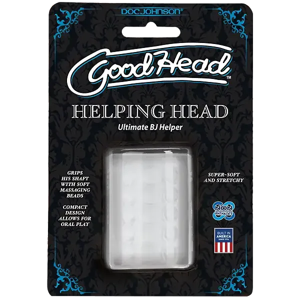 Мастурбатор Doc Johnson GoodHead - Helping Head ULTRASKYN, супер помічниця для мінету Львів - фото 2