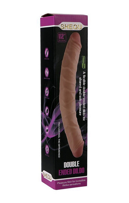 Двосторонній Фалоімітатор Lester тілесний Sex Aura Київ - фото 2