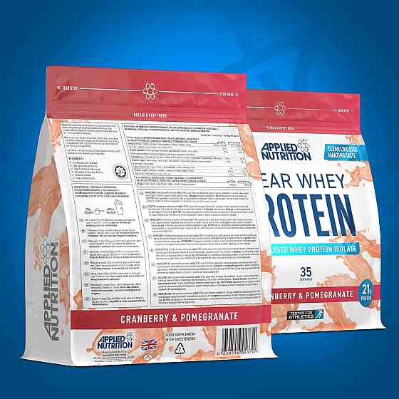 Протеїн Applied Nutrition Clear Whey Isolate Protein (Cranberry Pomegranate) (875g - 35 Servings) Луцьк