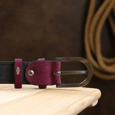 Ремень Vintage Замшевый женский Фиолетовый (20801) Винница - изображение 2