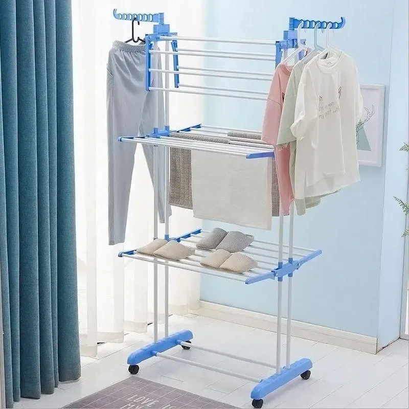 Сушилка для вещей Складная сушилка для белья Garment Rack With Wheels Коломия - фото 3