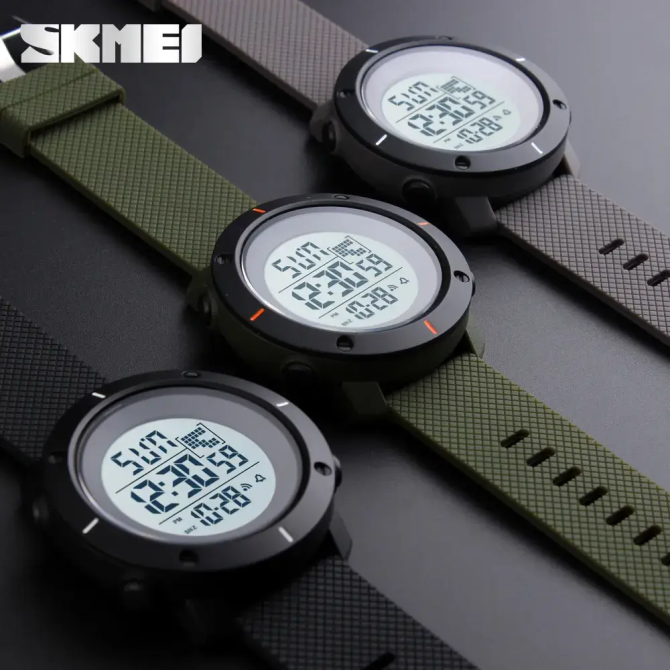 Чоловічий спортивний годинник Skmei 1213 dekker (Зелений) Вінниця - фото 8