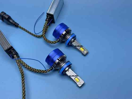 Комплект LED ламп H11 K68 (120W) с пультом — 3 цвета (3000K/4300K/6000K) + Стробоскоп Харьков