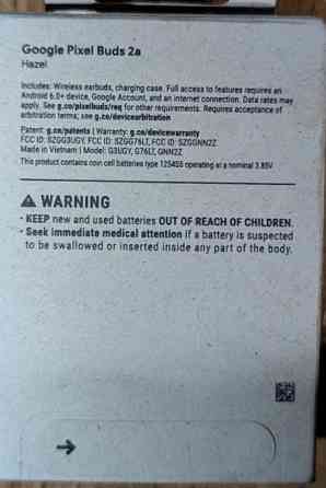 Нові навушники Google Pixel Buds 2a Hazel з шумопоглинанням. 09/2025 Харків